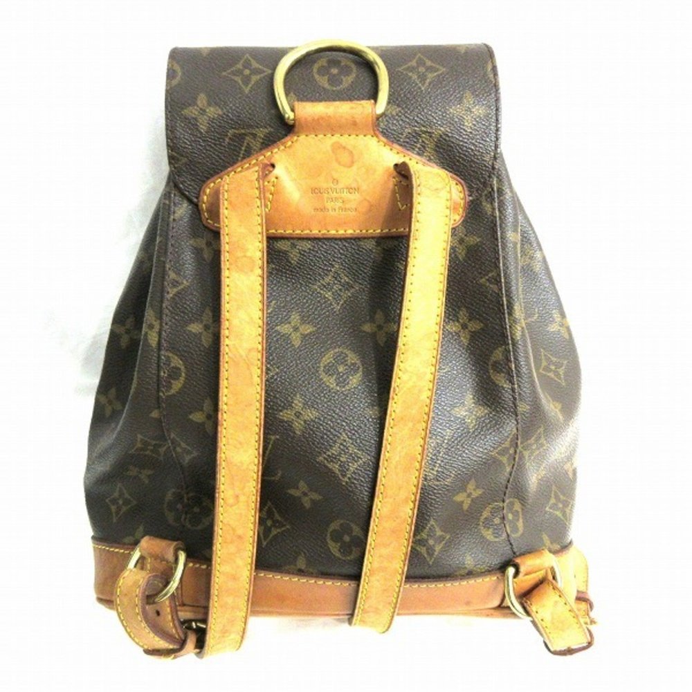 Louis Vuitton Monogram Montsouris MM M51136 Bag Rucksack Ladies - Picture 2 of 9